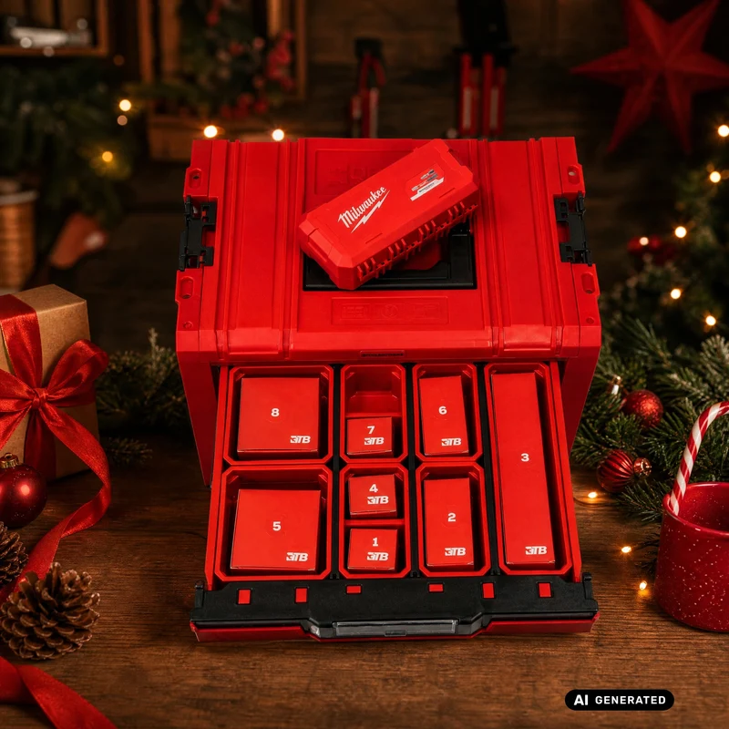 Toolbrothers RHINO Adventskalender 2026 - LIMITED RED MILWAUKEE EDITION