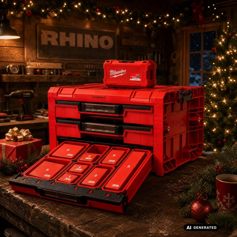 Toolbrothers RHINO Adventskalender 2026 - LIMITED RED MILWAUKEE EDITION