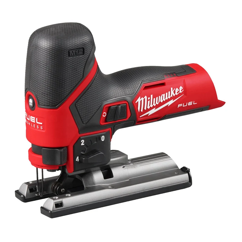 Milwaukee Akku-Stichsäge M12 FJS-0 (6 Geschwindigkeitsstufen, bis zu 24 m in 19 mm OSB, ohne Akku)