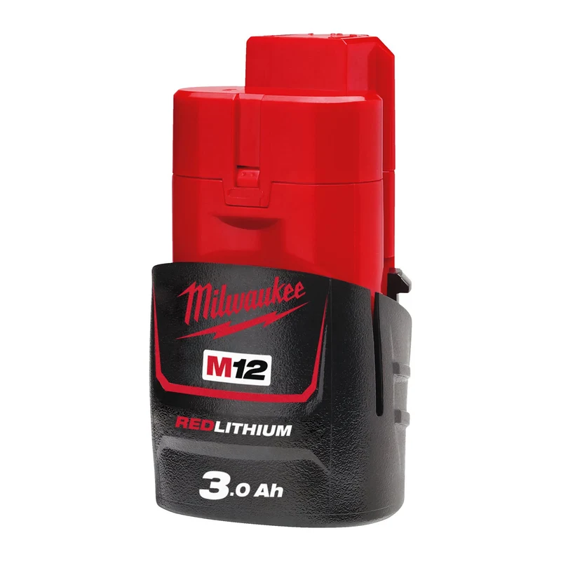Milwaukee Akku-Starter-Set M12 NRG-303 (mit 3 x 12V / 3,0 Ah Akku M12 B3, 1 x Schnellladegerät C12 C)