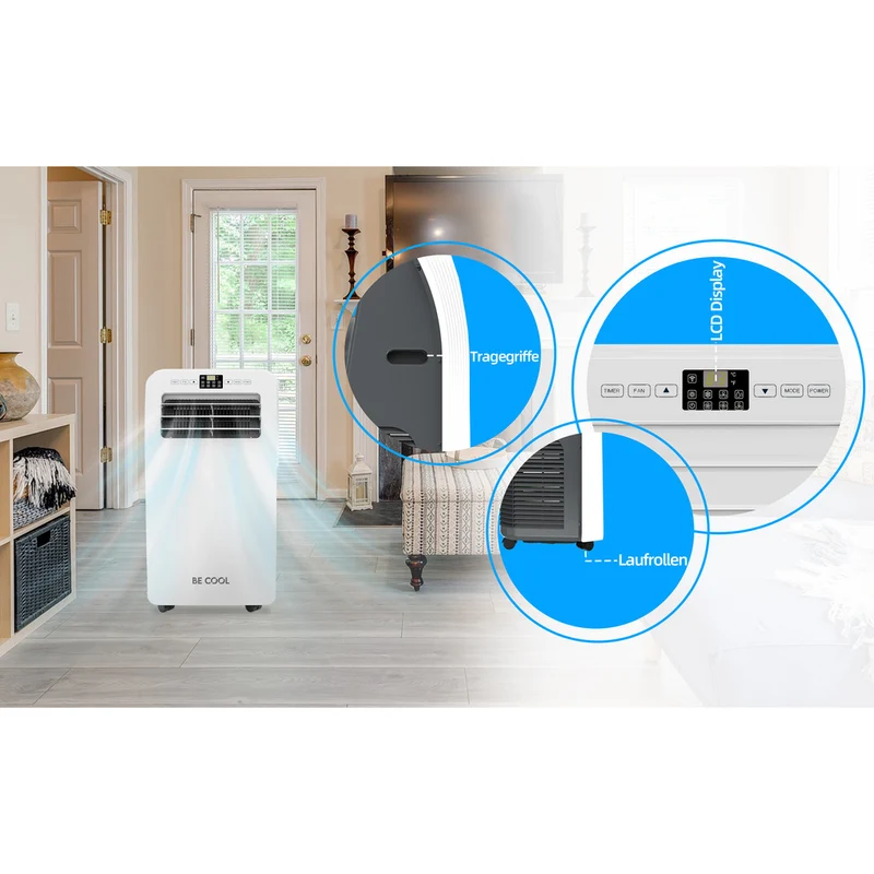 BE COOL Klimagerät 12.000 BTU mit WIFI