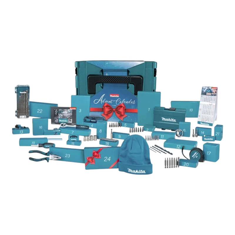 Makita Adventskalender 2026 im MAKPAC ( P-84888 ) – 24 Türchen voller Power, Überraschungen und Fanliebe