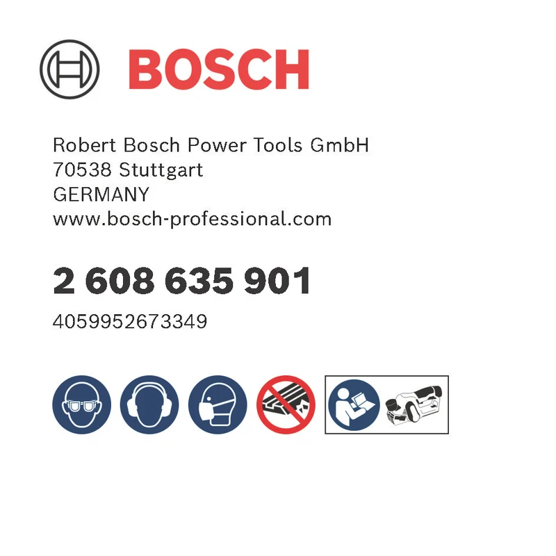 Bosch PRO Hobelmesser 56 mm (10er-Pack, zum Hobeln von Holz, Carbide-Schnittkante, Wendemesser, 56 × 5,5 × 1,1 mm)
