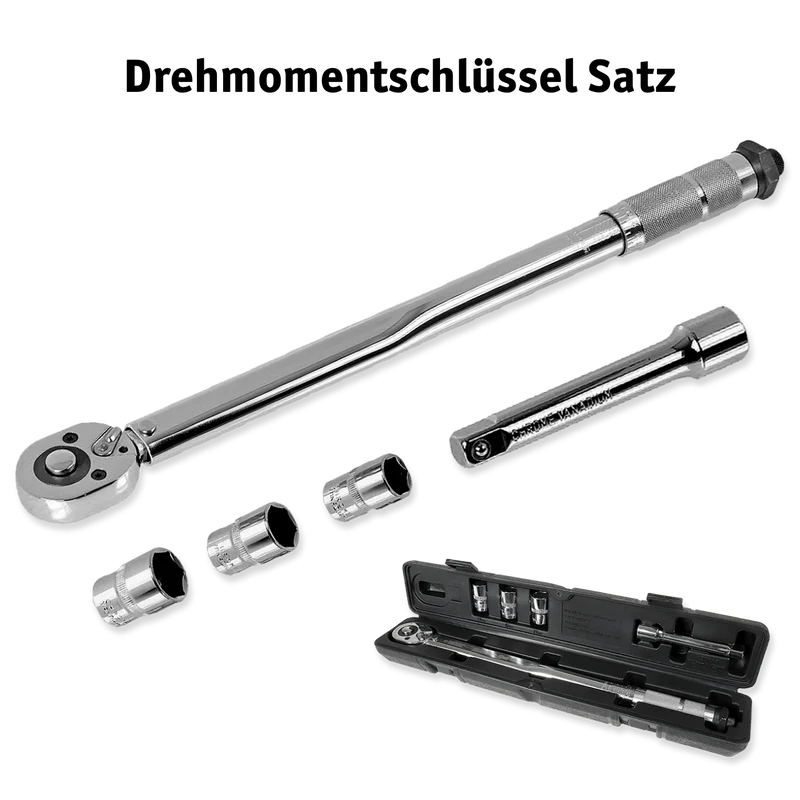Drehmomentschlüssel-Set mit Schoneinsätze