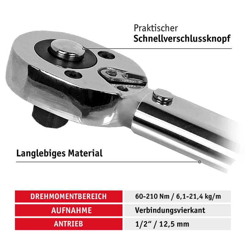 Drehmomentschlüssel-Set mit Schoneinsätze