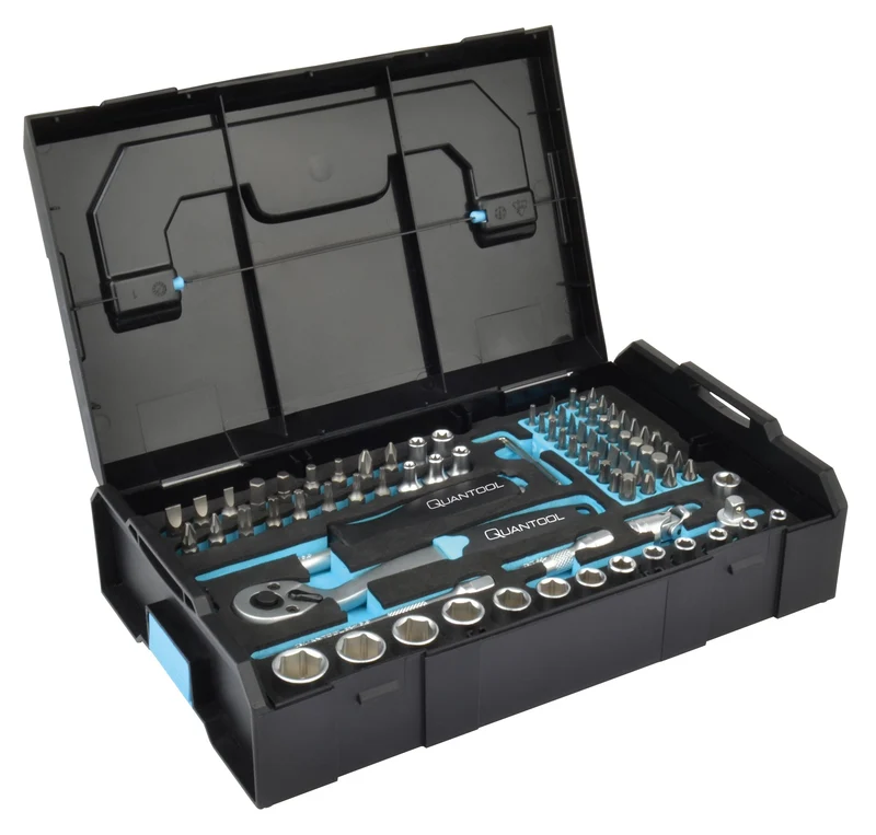 QUANTOOL - Steckschlüsselsatz 85-tlg. Sortimo L-Boxx Mini System
