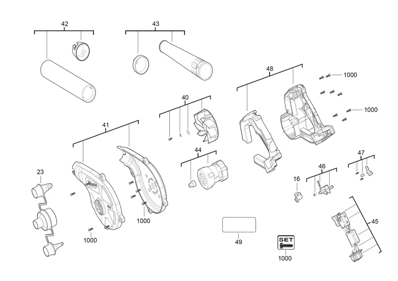 Milwaukee M18 BBL Ersatzteile (Code: 446217)
