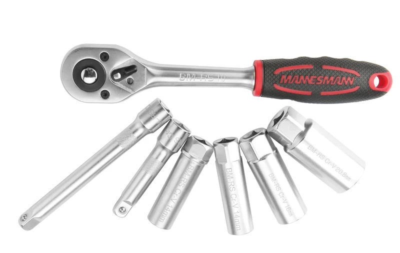 Zündkerzenmontage-Satz 3/8", 7-tlg.