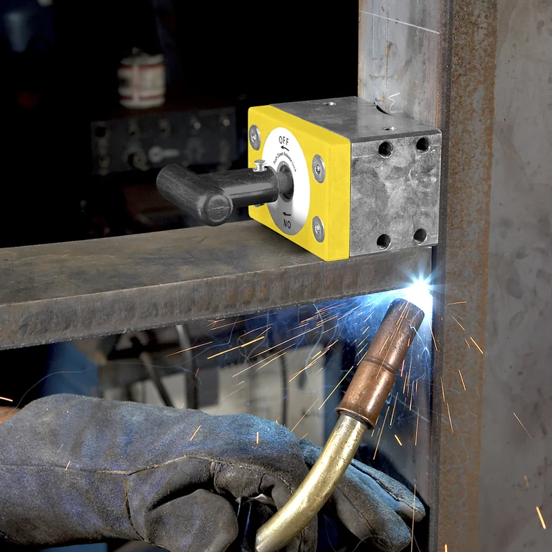 MagSquare 1000 - 1052 lb Max. Sollbruchstelle, umschaltbarer Magnetwinkel, hält flache und runde Stahlplatten - 8100099