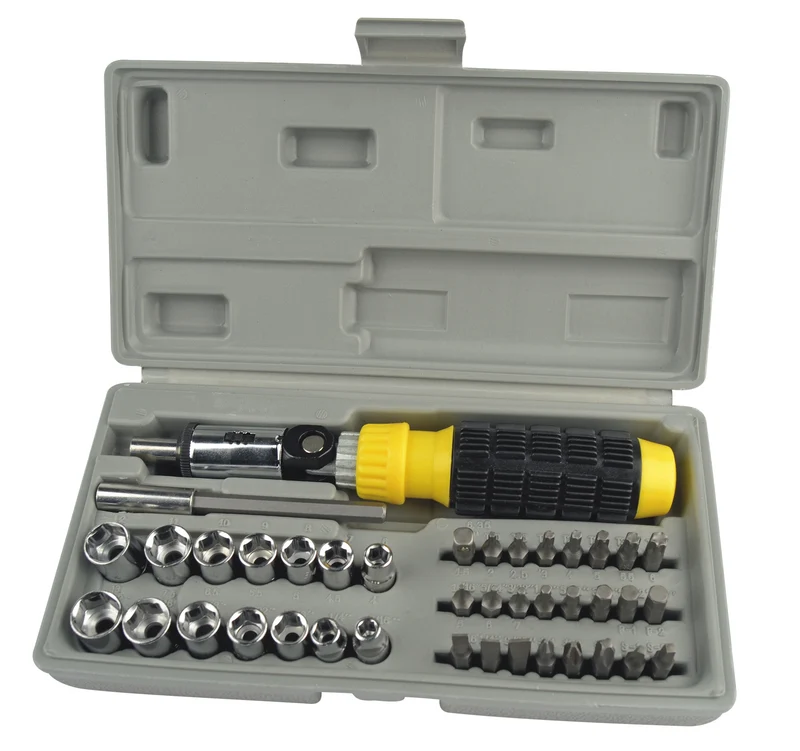 Bit- und Steckschlüsselsatz 41-tlg., 1/4"