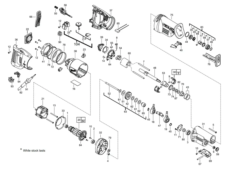 Milwaukee SSPE 1300 RX Ersatzteile (Code: 440591)