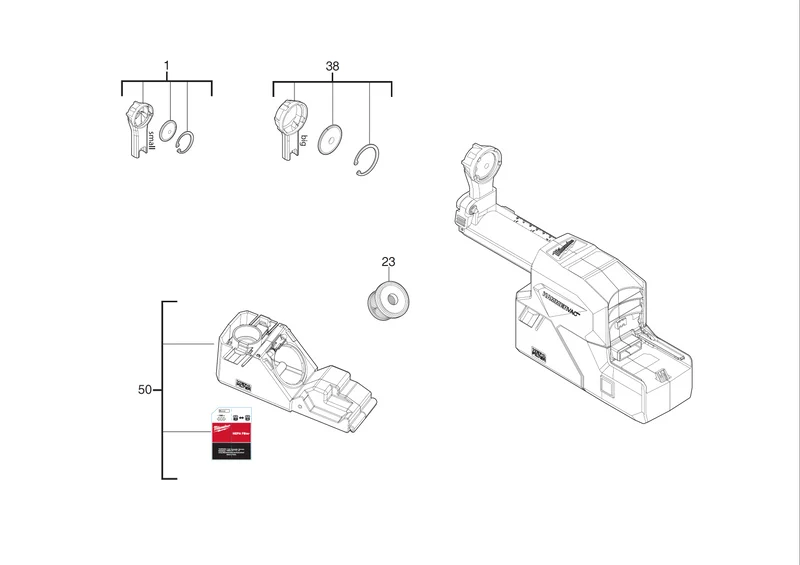 Milwaukee M18 FDDEC Ersatzteile (Code: 503940)