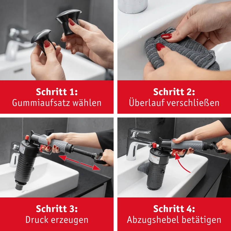 Pressluft-Rohrreiniger