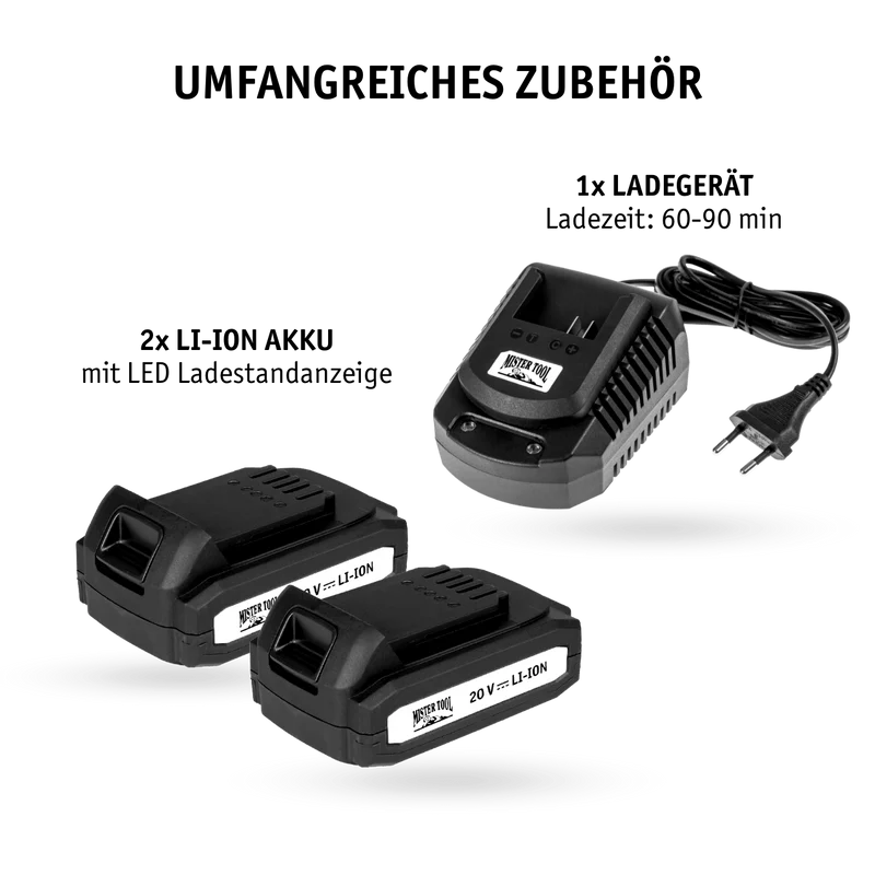 Akku Gartengeräte Set