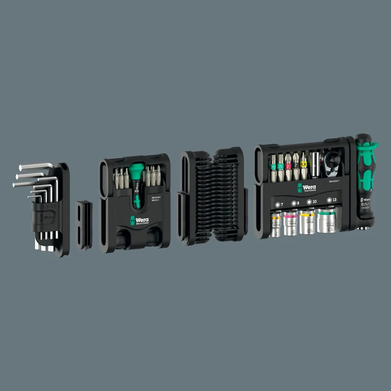 Wera Tool-Check Modular Set Imperial 1 – 21-teiliges Werkzeugset für zöllige Schraubverbindungen