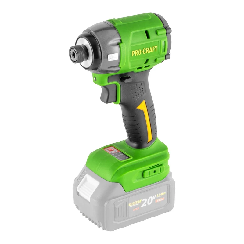 Procraft PS22bb Akku Schlagschrauber 20 V 230 Nm 1/4" Brushless + 2x Akku 4,0 Ah + Ladegerät