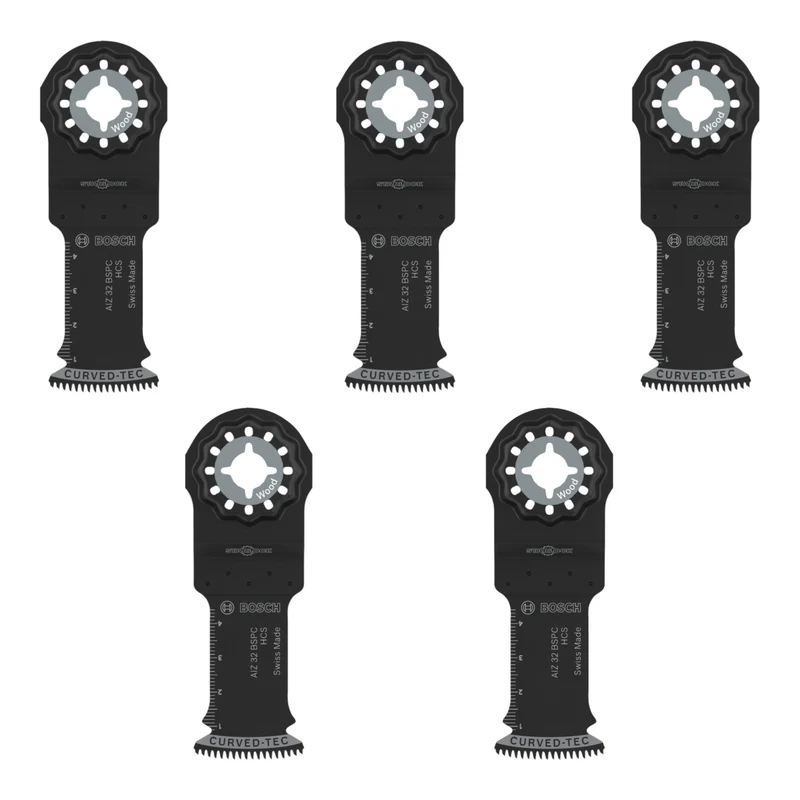 Bosch 5x AIZ 32 BSPC Tauchsägeblatt Starlock 32 x 50 mm 5 Stk. ( 2608669244 )
