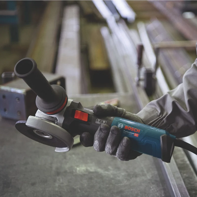 Bosch GWS 14-125 S Professional Winkelschleifer 1400 W 125 mm ( 06017D0101 ) + Koffer