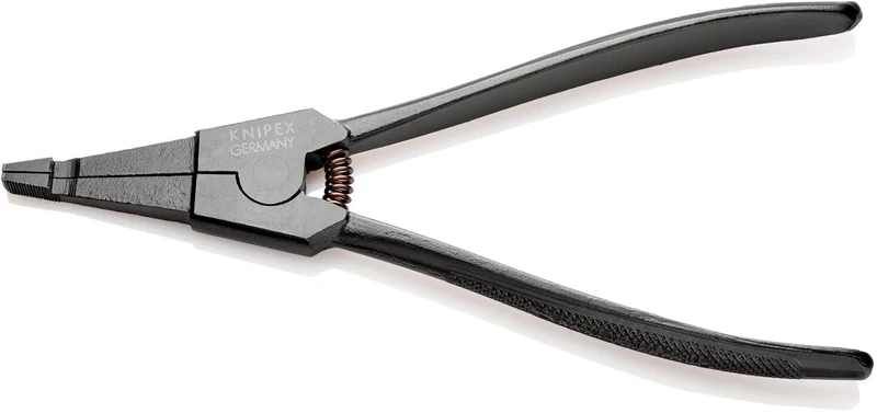 KNIPEX Montagezange 170 mm – Gerade Spitze, brüniert, für Sprengringe