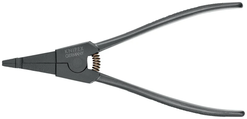 KNIPEX Montagezange 170 mm – Gerade Spitze, brüniert, für Sprengringe