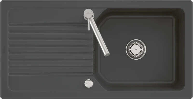 VILLEROY & BOCH Einbauspüle Linara 60 1000x510mm Rechteck Stone CeramicPlus