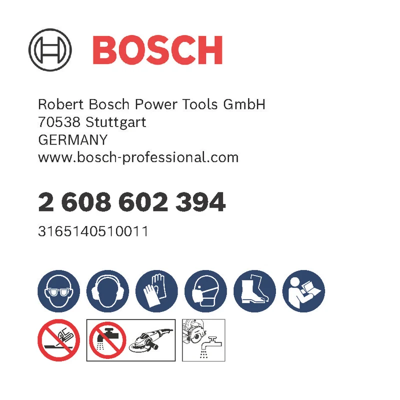Bosch Diamanttrennscheibe Ø 125 mm für allgemeines Baumaterial (Standard for Universal Turbo, 125 x 22,23 x 2 x 10 mm)
