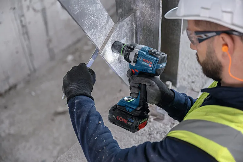 Bosch Akku-Schlagschrauber GDS 18V-750 C (Drehmoment: 750 Nm, Losbrechmoment: 1000 Nm, 1/2"-Vierkant, inkl. 2 x 8,0 Ah Akku in L-BOXX 136)
