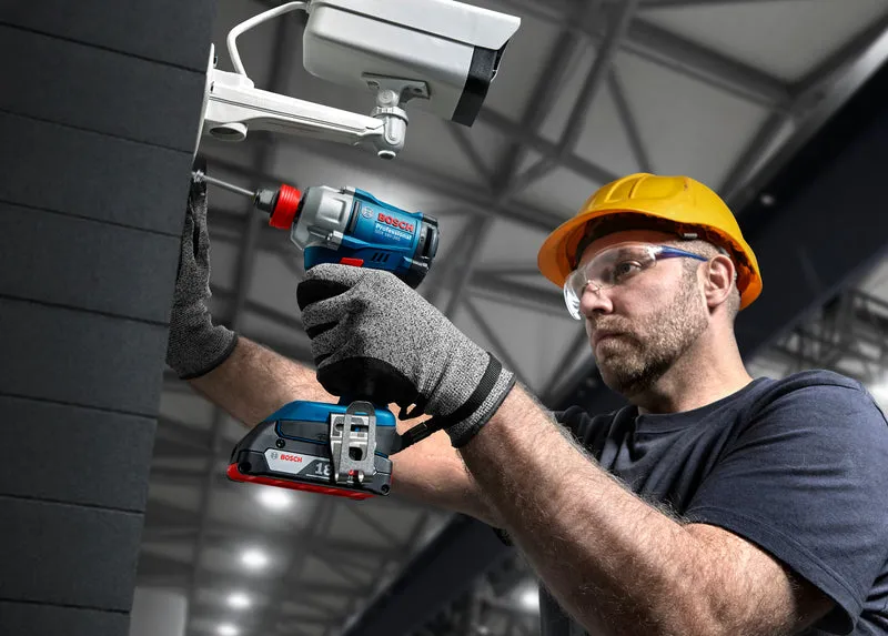 Bosch Akku-Schlagschrauber GDX 18V-285 (Drehmoment: 285 Nm, 1/2"-Vierkant + 1/4"-Sechskant, Drehzahl: 0 - 2800 U/min, ohne Akku in L-BOXX 136)