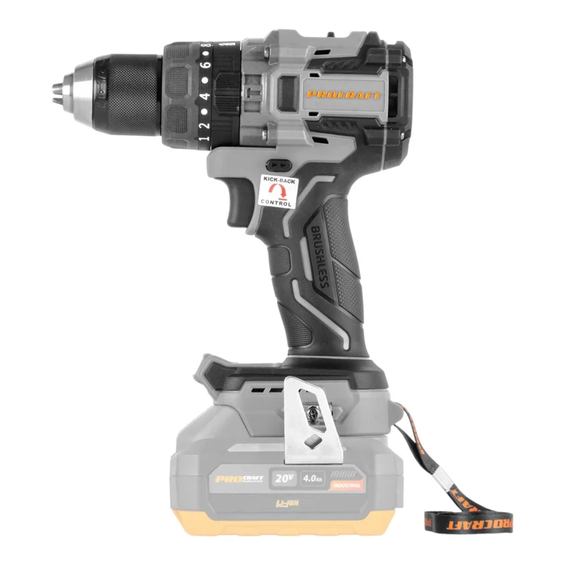 Procraft Industrial CD20B-BB Akku Schlagbohrschrauber 20 V 150 Nm Brushless + 1x Akku 4,0 Ah - ohne Ladegerät
