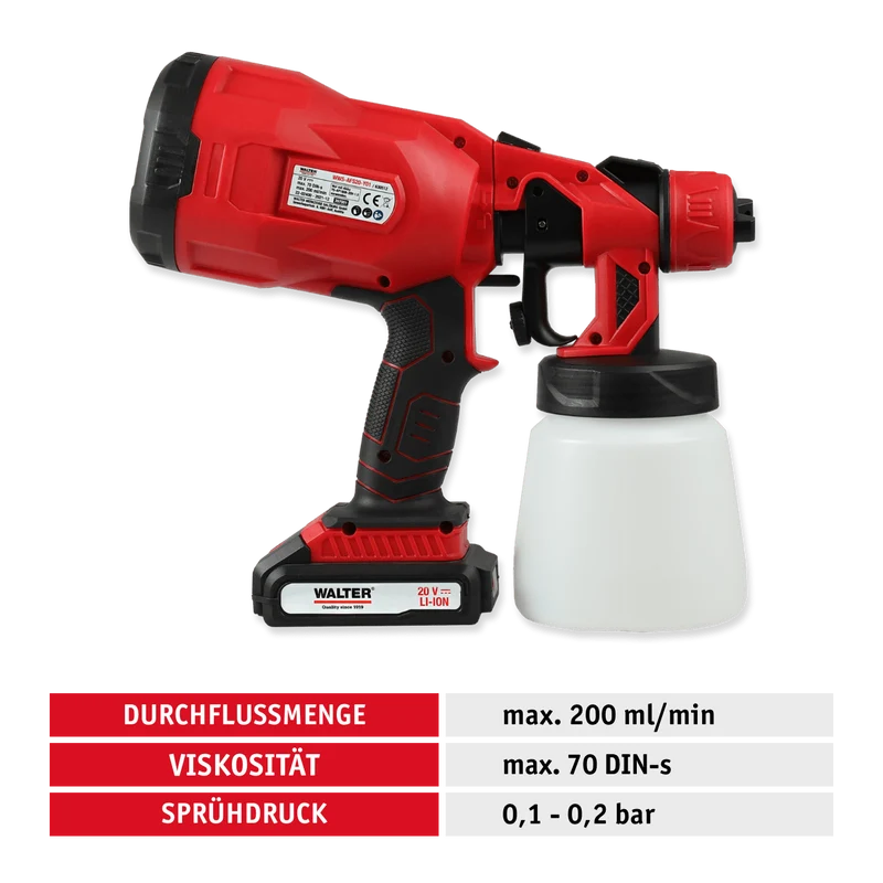 Li-Ion Akku-Farbsprühsystem 20 V