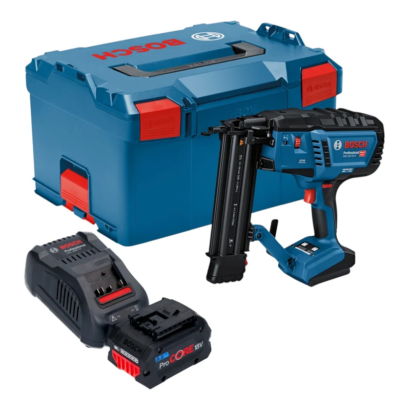 Bosch GNH 18V-50 M Professional Akku Holznagler 18 V 16 - 50 mm + 1x ProCORE Akku 8,0 Ah + Ladegerät + L-Boxx