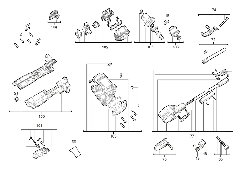 Milwaukee M12 FBFL13 Ersatzteile (Code: 491932)