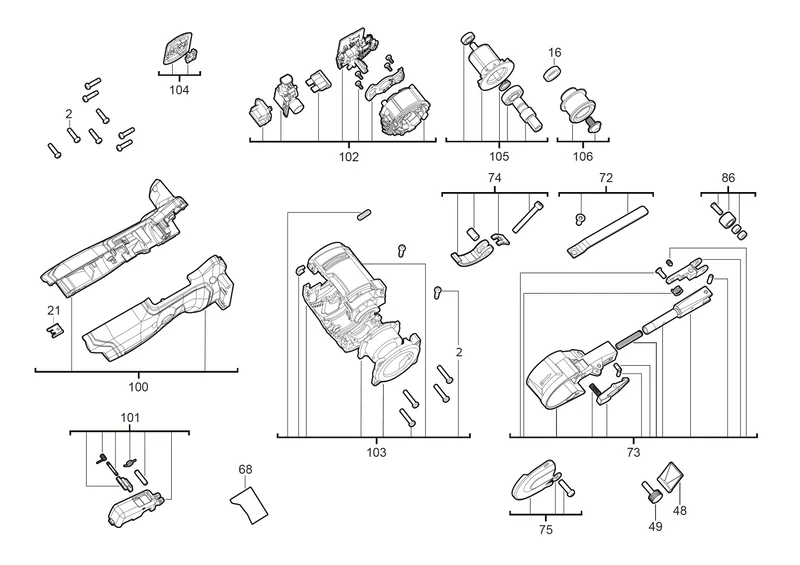 Milwaukee M12 FBFL10 Ersatzteile (Code: 491922)