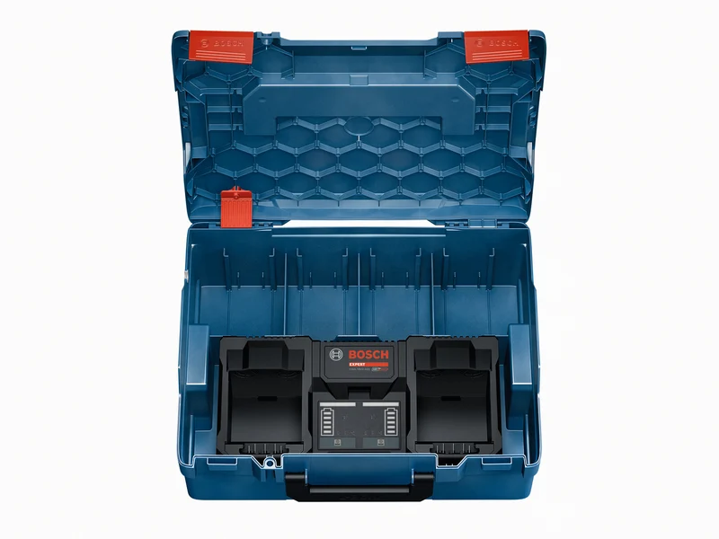 Bosch EXPERT Starter-Set 2 x EXBA18V-55 Akku (18V / 5,5 Ah), 2 x EXBA18V-80 Akku (18V / 8,0 Ah) & 1 x EXAL18V2-320 Ladegerät in L-BOXX 162