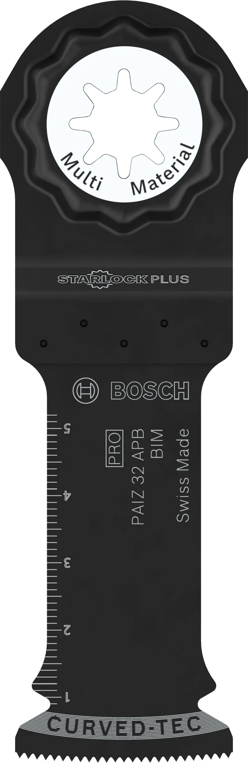 Bosch PRO Tauchsägeblatt PAIZ 32 APB (Starlock Plus, für Holz, Metall, Kunststoff, Curved-Tec, 32 x 60 mm)