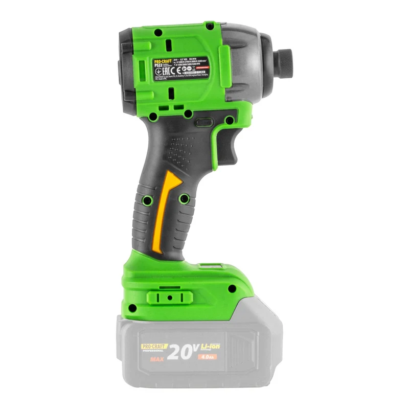 Procraft PS22bb Akku Schlagschrauber 20 V 230 Nm 1/4" Brushless + 1x Akku 4,0 Ah - ohne Ladegerät