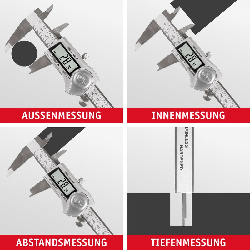 Digitale Schieblehre spritzwasserdicht