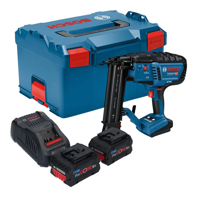 Bosch GNH 18V-50 M Professional Akku Holznagler 18 V 16 - 50 mm + 2x ProCORE Akku 8,0 Ah + Ladegerät + L-Boxx