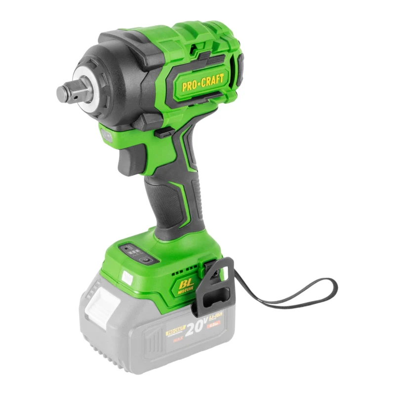 Procraft PWA18bb Akku Schlagschrauber 20 V 550 Nm 1/2" Brushless + 1x Akku 4,0 Ah - ohne Ladegerät