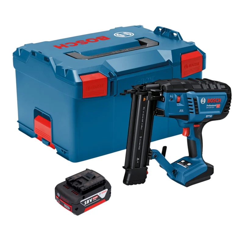 Bosch GNH 18V-50 M Professional Akku Holznagler 18 V 16 - 50 mm + 1x Akku 5,0 Ah + L-Boxx - ohne Ladegerät