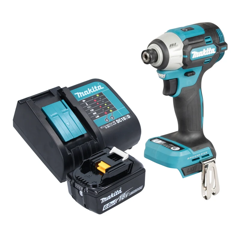 Makita DTD 201 SG1 Akku Schlagschrauber 18 V 210 Nm Brushless + 1x Akku 6,0 Ah + Ladegerät