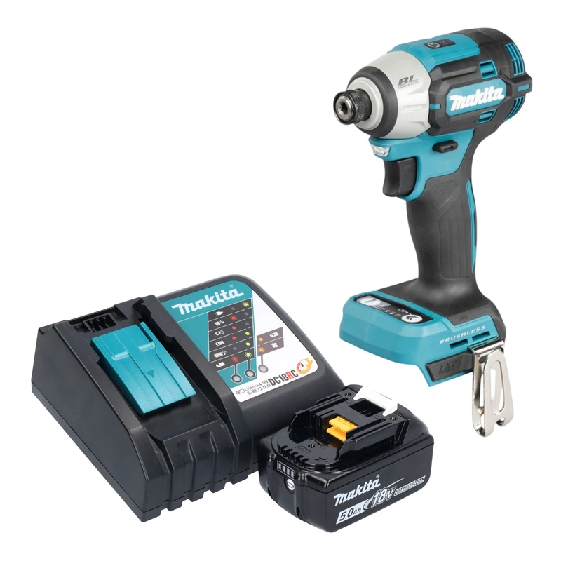 Makita DTD 201 RT1 Akku Schlagschrauber 18 V 210 Nm Brushless + 1x Akku 5,0 Ah + Ladegerät