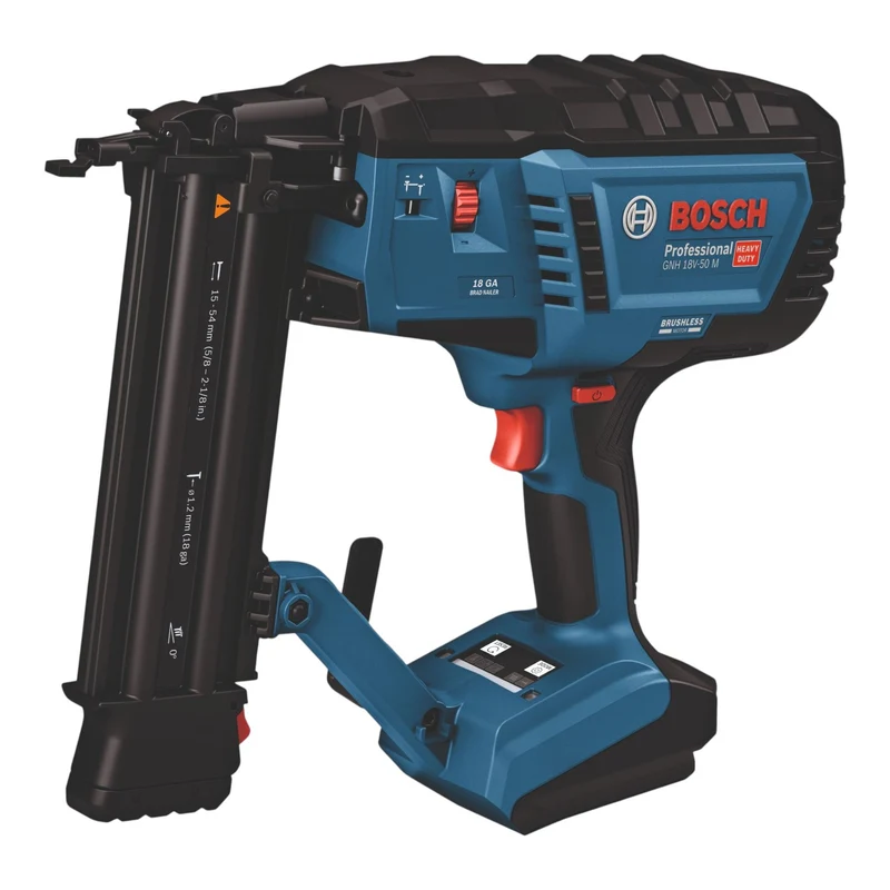Bosch GNH 18V-50 M Professional Akku Holznagler 18 V 16 - 50 mm + 2x Akku 5,0 Ah + Ladegerät + L-Boxx