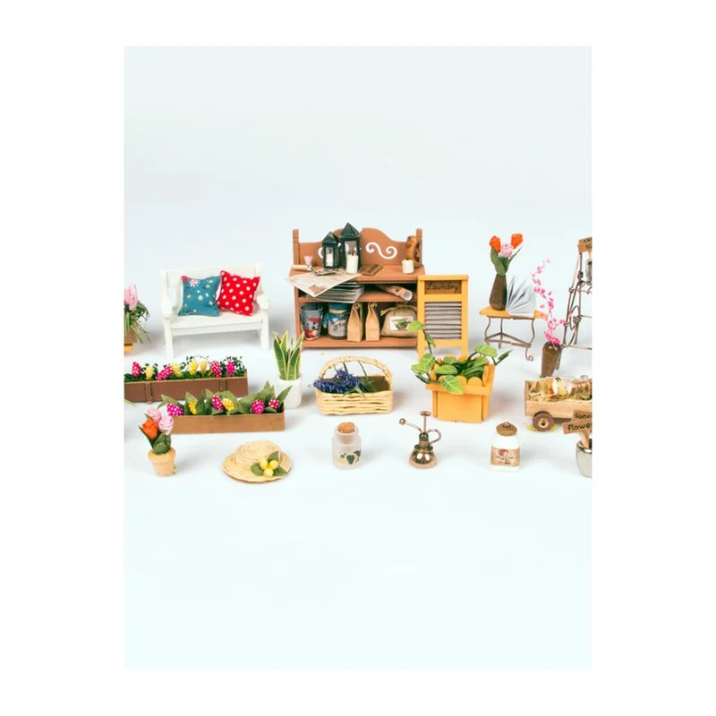 Miller´s Terrasse - 210 Teile - DIY Miniatur Bausätze