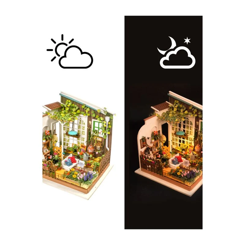 Miller´s Terrasse - 210 Teile - DIY Miniatur Bausätze