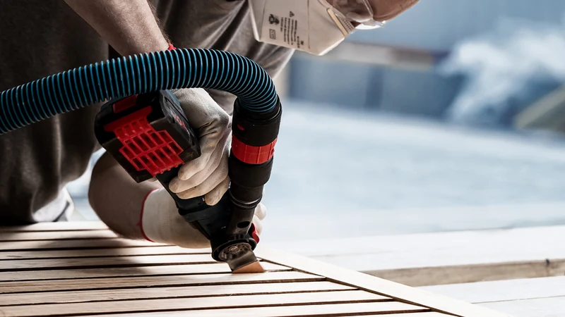Bosch EXPERT Schleiffinger AVZ 32 RT10 (Starlock, 100er-Körnung, für Hartholz & Weichholz, 32 x 53 mm, Carbide-RIFF)