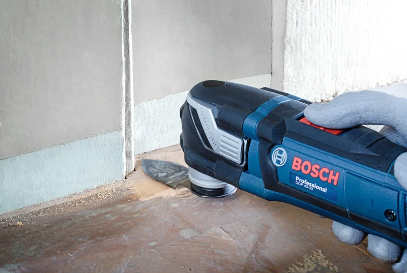 Bosch EXPERT Schleiffinger AVZ 32 RT10 (Starlock, 100er-Körnung, für Hartholz & Weichholz, 32 x 53 mm, Carbide-RIFF)