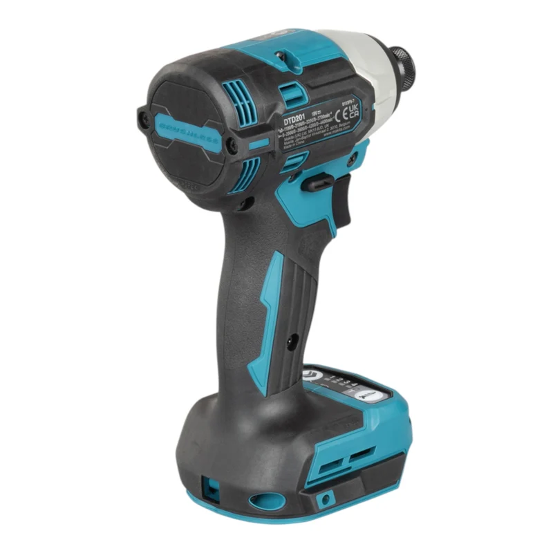 Makita DTD 201 SFJ Akku Schlagschrauber 18 V 210 Nm Brushless + 2x Akku 3,0 Ah + Ladegerät + Makpac