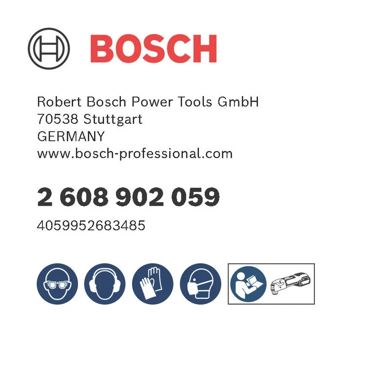 Bosch EXPERT Segmentsägeblatt ACZ 105 ET Multi Material (Starlock, für Faserkunststoffe GFK, CFK, Ziegelstein, 80 x 30 mm, Ø 105 mm, Carbide)