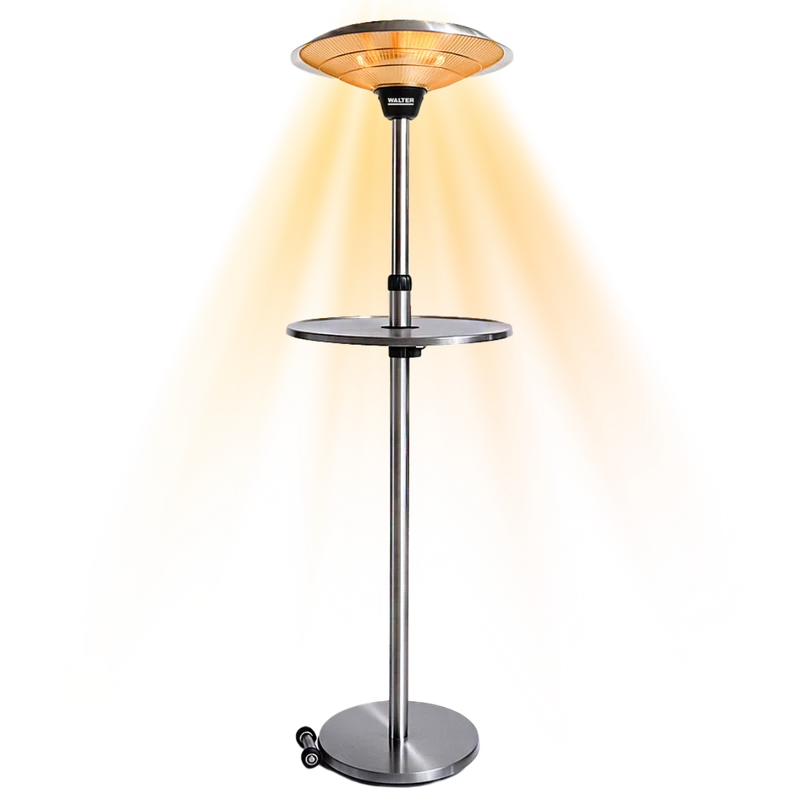Halogen Terrassenstrahler mit Rädern